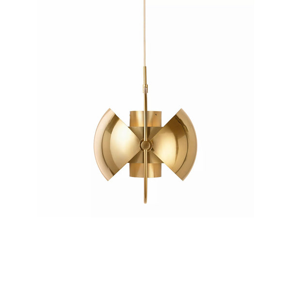 modern copper steel pendant light