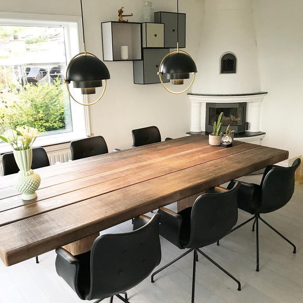 modern copper steel pendant light