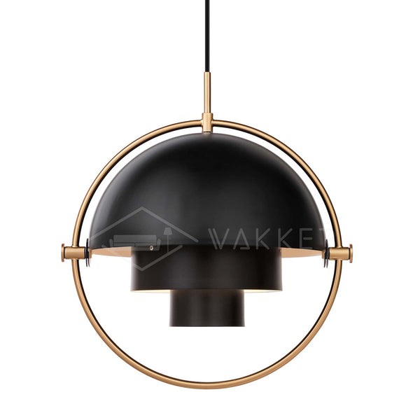 modern copper steel pendant light