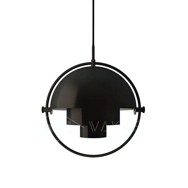 modern copper steel pendant light