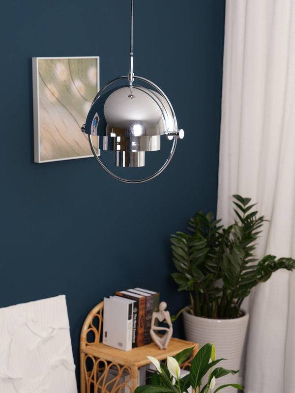 modern copper steel pendant light