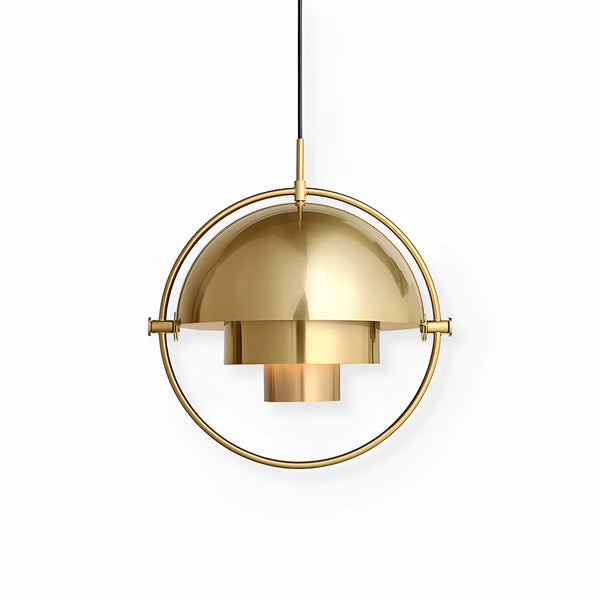 modern copper steel pendant light