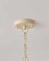 modern cream glass flower chandelier