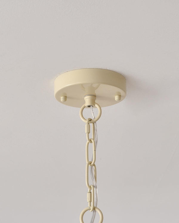 modern cream glass flower chandelier