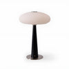 modern fluted glass led table lamp