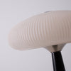 modern fluted glass led table lamp