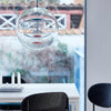 modern gold acrylic cosmic disc pendant lamp