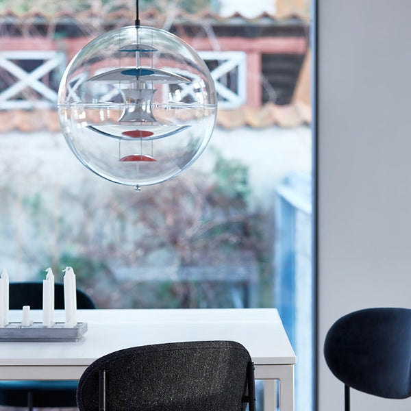 modern gold acrylic cosmic disc pendant lamp
