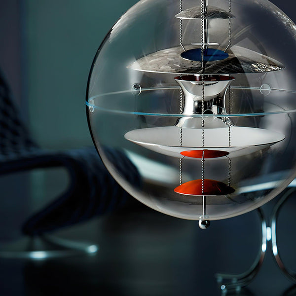 modern gold acrylic cosmic disc pendant lamp