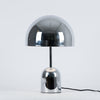 modern gold acrylic dome table lamp