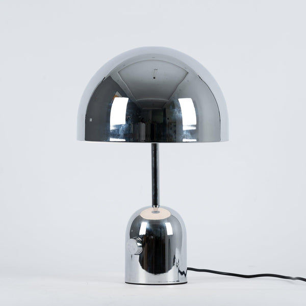 modern gold acrylic dome table lamp