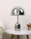 modern gold acrylic dome table lamp
