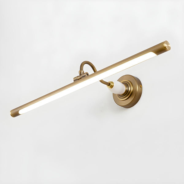 modern gold acrylic linear led wall light