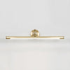 modern gold acrylic linear led wall light