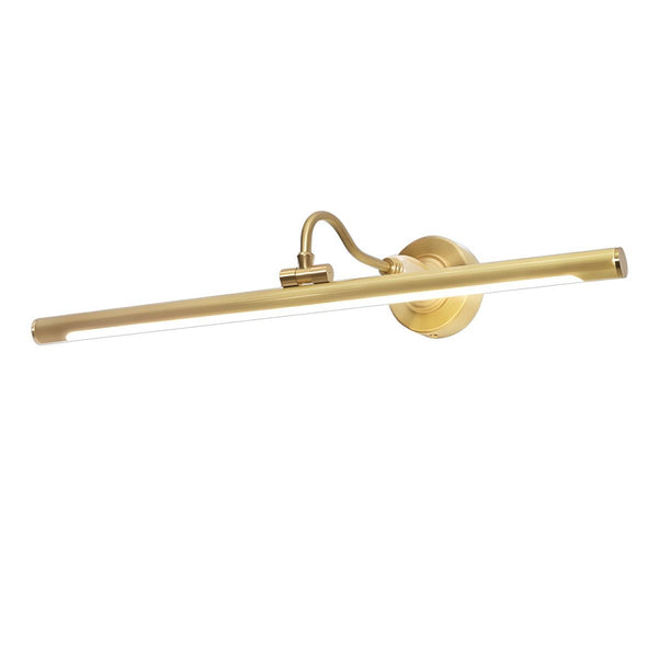 modern gold acrylic linear led wall light