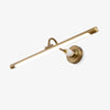 modern gold acrylic linear led wall light