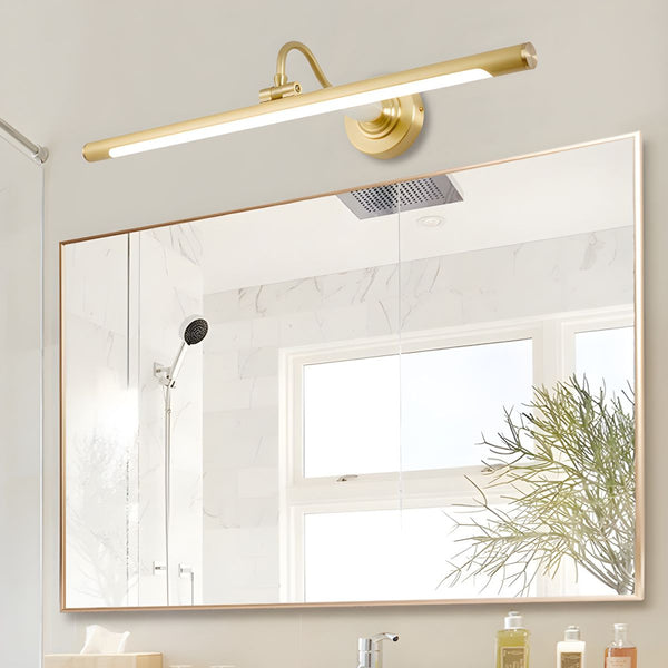 modern gold acrylic linear led wall light