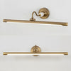 modern gold acrylic linear led wall light