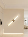 modern gold acrylic linear led wall sconce 2