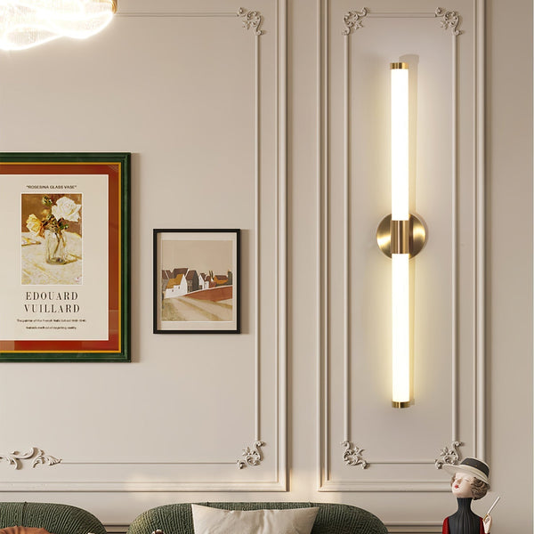 modern gold acrylic linear led wall sconce 2