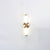 modern gold acrylic linear led wall sconce 2