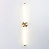 modern gold acrylic linear led wall sconce 2