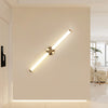 modern gold acrylic linear led wall sconce 2
