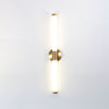 modern gold acrylic linear led wall sconce 2