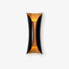 modern gold black flame art wall sconce