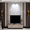 modern gold black flame art wall sconce