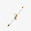 modern gold iron acrylic linear led wall sconce