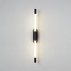 modern gold iron acrylic linear led wall sconce
