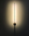modern gold iron acrylic stick wall sconce