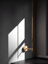 modern gold iron acrylic stick wall sconce