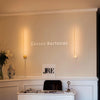 modern gold iron acrylic stick wall sconce