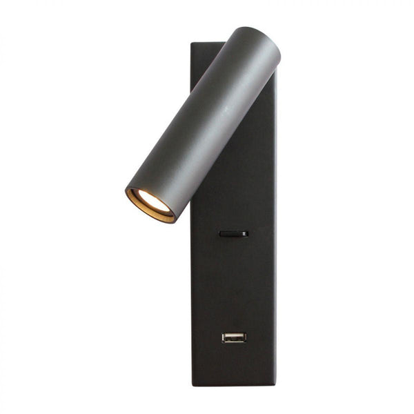 modern gold metal cylinder led wall sconce set of 2