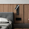 modern gold metal cylinder led wall sconce set of 2