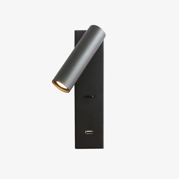 modern gold metal cylinder led wall sconce set of 2