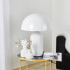 modern gold plated metal dome table lamp