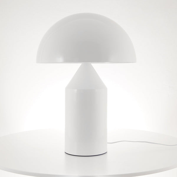modern gold plated metal dome table lamp