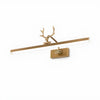 modern gold white acrylic antler led wall lamp
