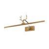 modern gold white acrylic antler led wall lamp