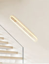 modern honed yellow travertine sculptural led wall sconce