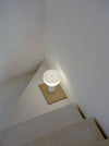 modern marble acrylic cordless table lamp