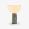 modern marble acrylic cordless table lamp