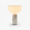 modern marble acrylic cordless table lamp