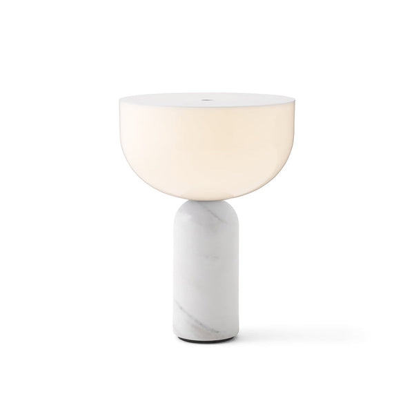 modern marble acrylic cordless table lamp