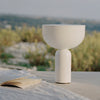 modern marble acrylic cordless table lamp