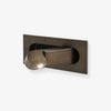 modern matt black aluminum led reading wall light