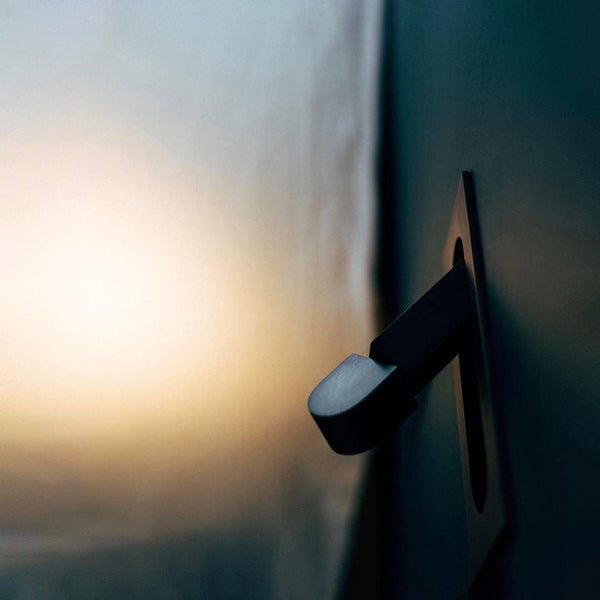 modern matt black aluminum led reading wall light